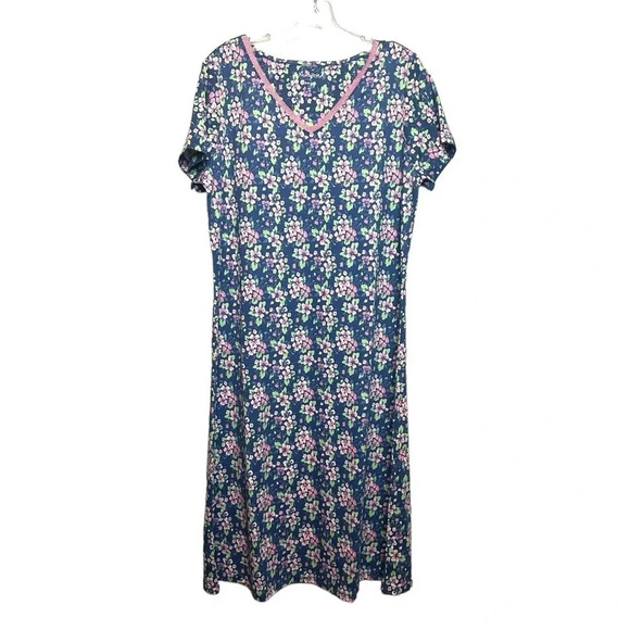 Lot Of 2 NorthStyle Peruvian Cotton Nightgowns Size Large retails $65 Each - Picture 2 of 16